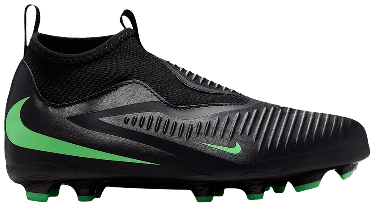 Nike Jr Phantom 6 High Academy MG GS Black Illusion Green
