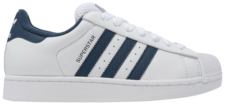 adidas Superstar 2 Cloud White Crew Navy Gold Metallic