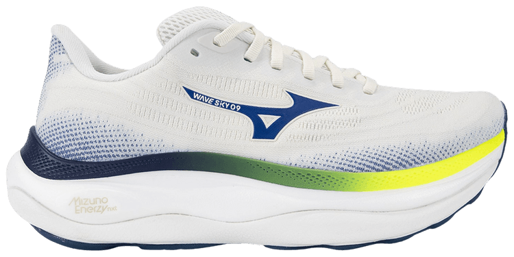 Mizuno Wave Sky 9 Super Wide White Blue Yellow