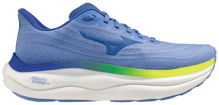 Mizuno Wmns Wave Sky 9 Blue White Yellow