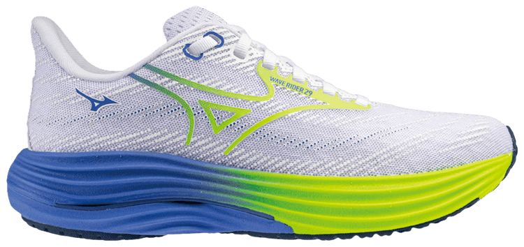 Mizuno Wmns Wave Rider 29 Super Wide White Yellow