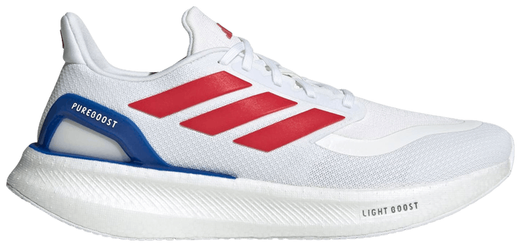 adidas Pureboost 5 Cloud White Pure Ruby Royal Blue