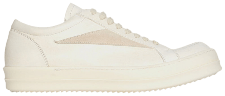Rick Owens Scarpe In Pelle Vintage Sneaks Milk