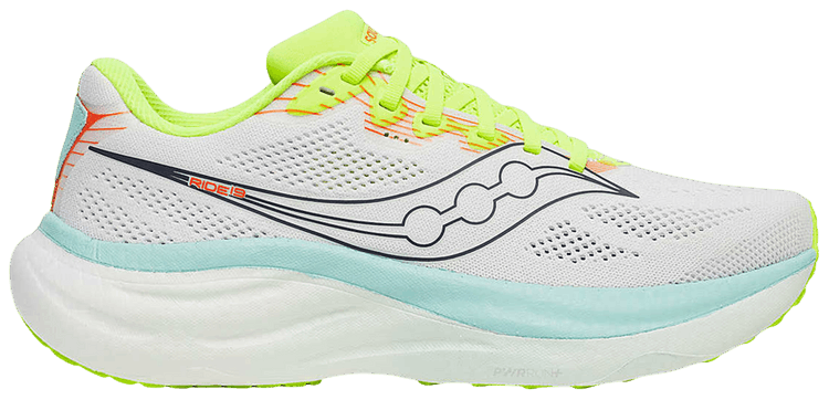 Saucony Wmns Ride 19 White Splash