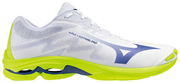 Mizuno Wave Lightning Pro White Blie Yallow