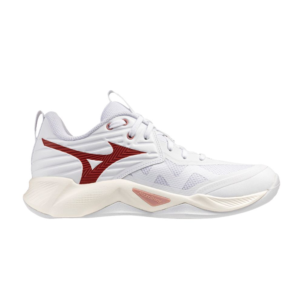 Pre-owned Mizuno Wmns Wave Momentum Pro 'white Red' | Women's Size 11.5
