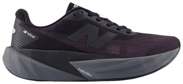 New Balance Wmns Fuelcell Rebel V5 D Wide Black Castlerock Black Cement