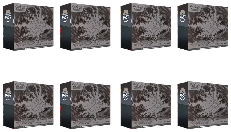 Pokemon Mega Evolution Pitch Black Elite Trainer Box Pokemon Center 8x Lot