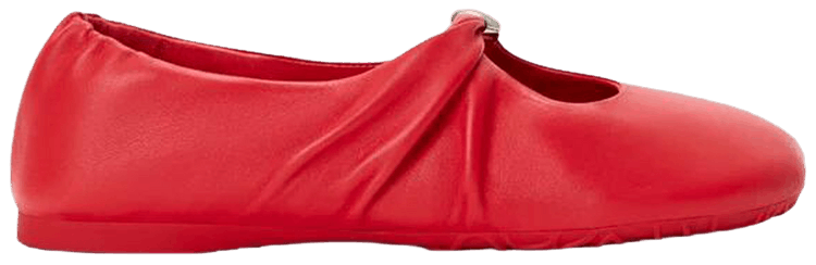 Loewe Wmns Pebble Soft Ballerina Red
