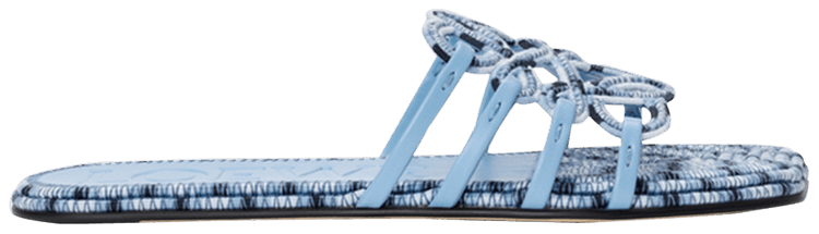 Loewe Wmns Petal Anagram Slide Baby Blue