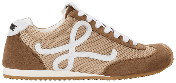 Loewe Ballet Runner 20 Mesh Beige White Brown