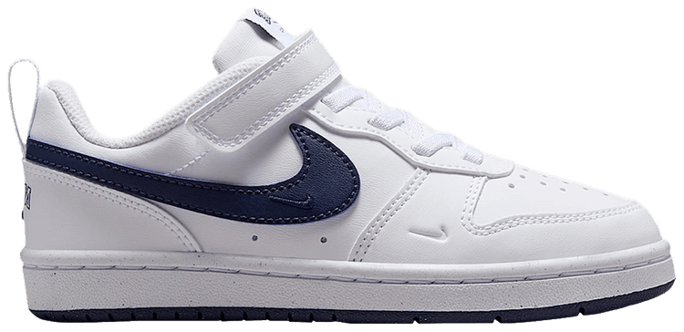 Nike Court Borough Low PS White Midnight Navy
