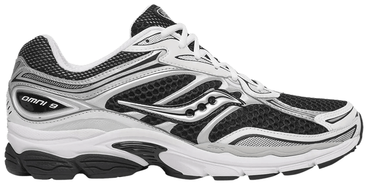 Saucony ProGrid Omni 9 Silver Black White