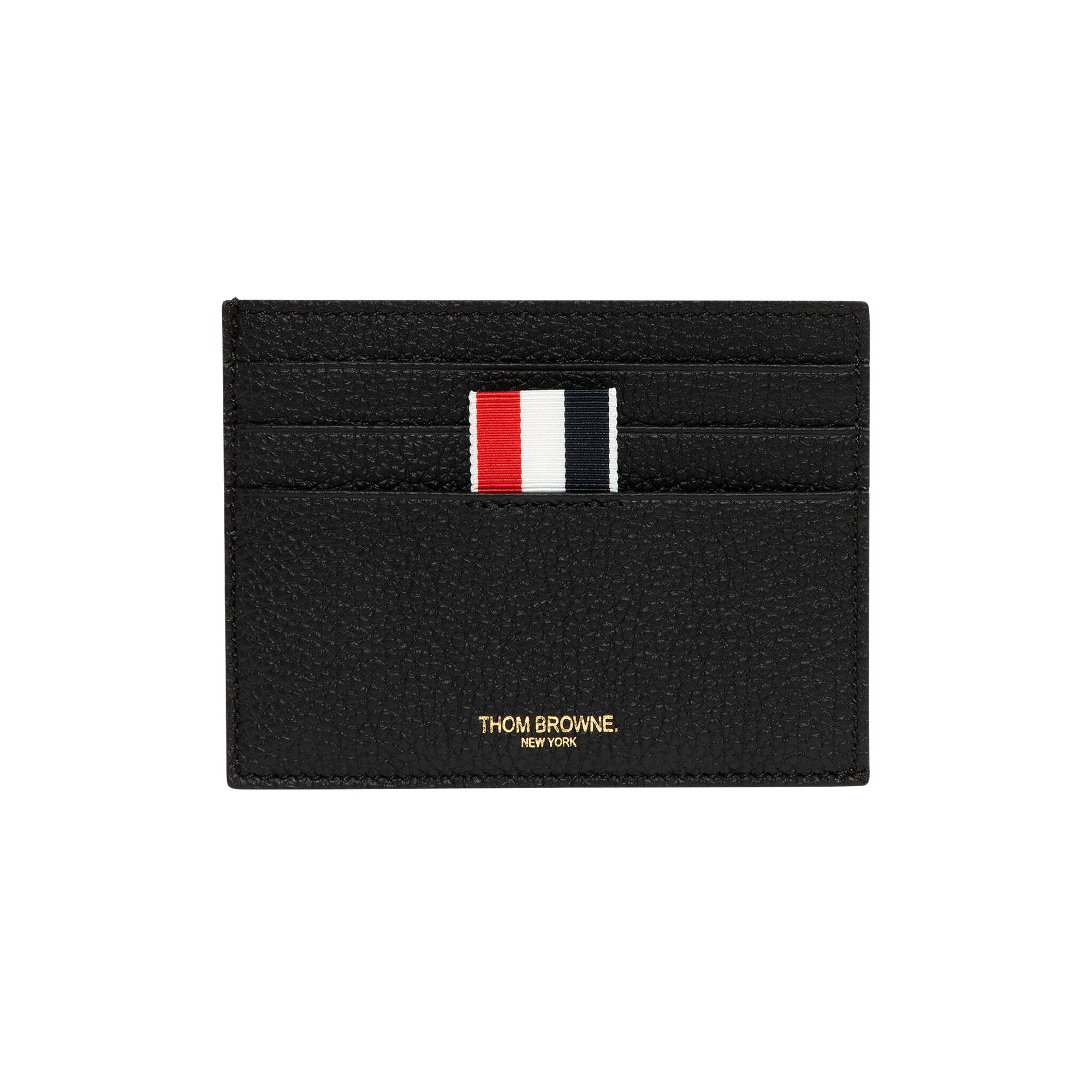 Pre-owned Thom Browne Single Card Holder 'black' | Men's Size Onesize