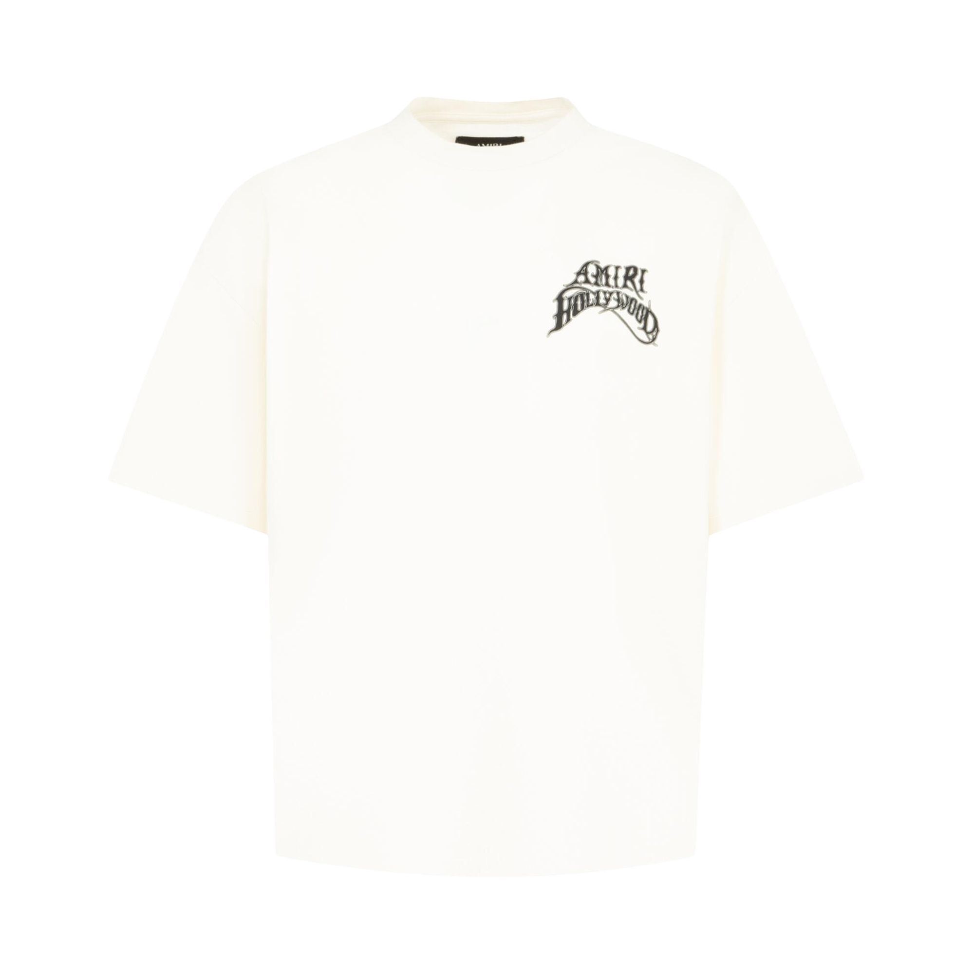 Pre-owned Amiri Hollywood Lj Tee 'ivory' | White | Men's Size Xs