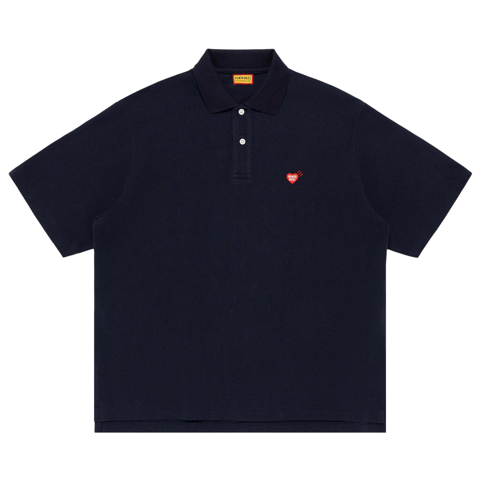 Pre-owned Human Made Polo Shirt 'navy' | Blue | Men's Size M