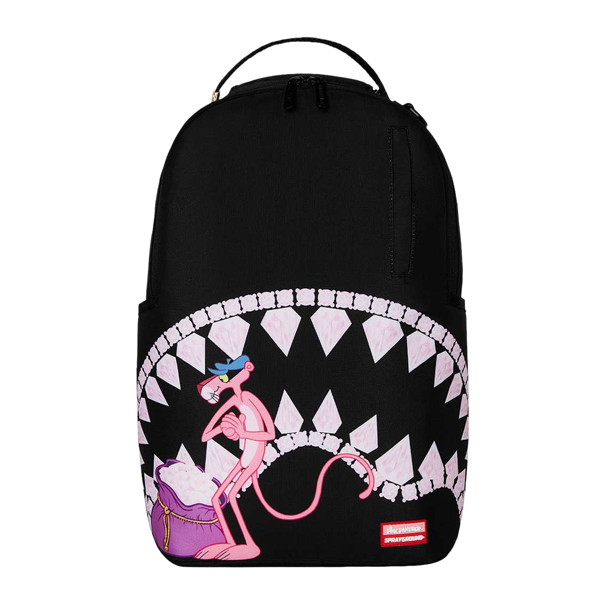 Pre-owned Sprayground Pink Panther Diamond Bite Backpack 'multicolor' | Multi-color | Men's Size Onesize
