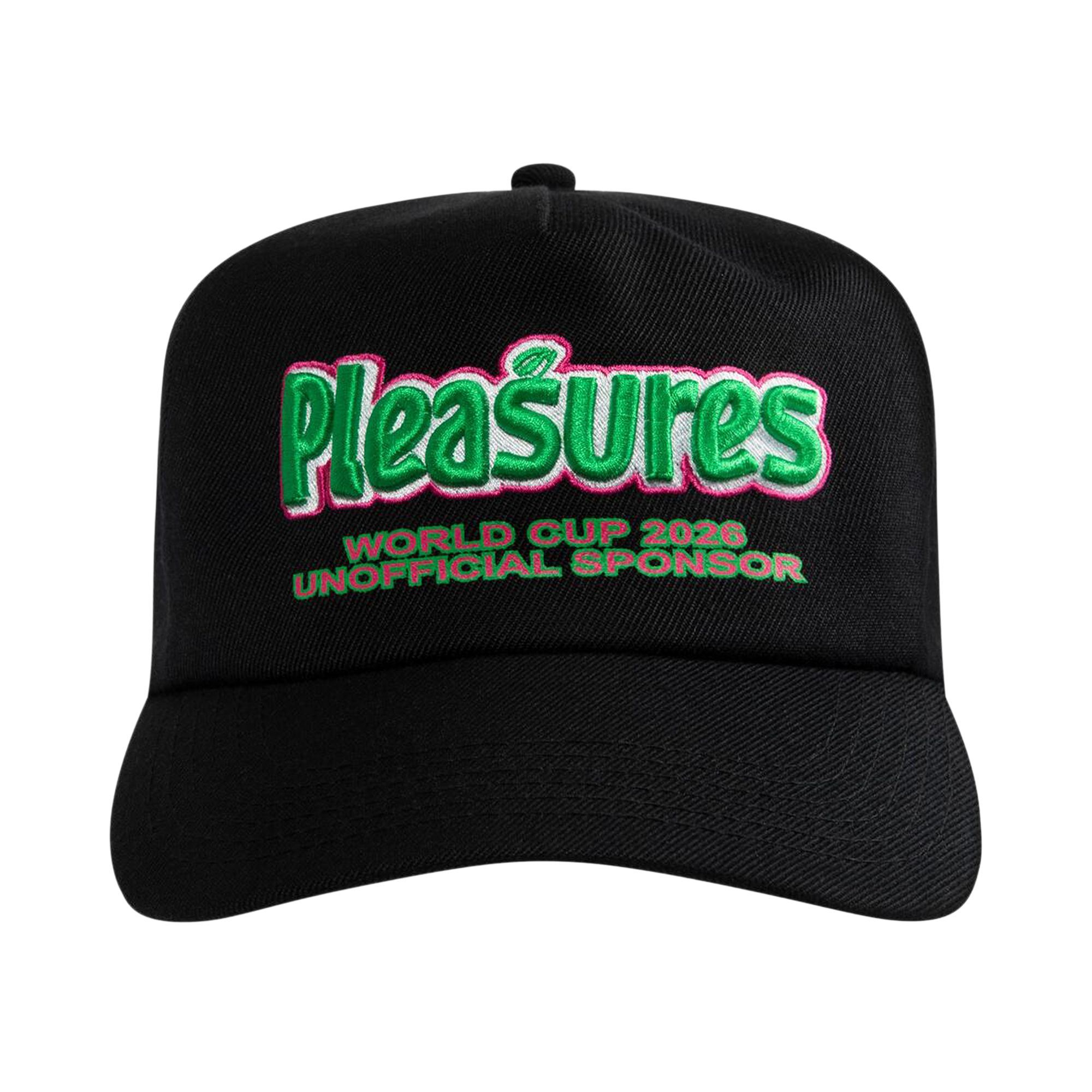 Pre-owned Pleasures Sponsor 5 Panel Snapback 'black' | Men's Size Onesize