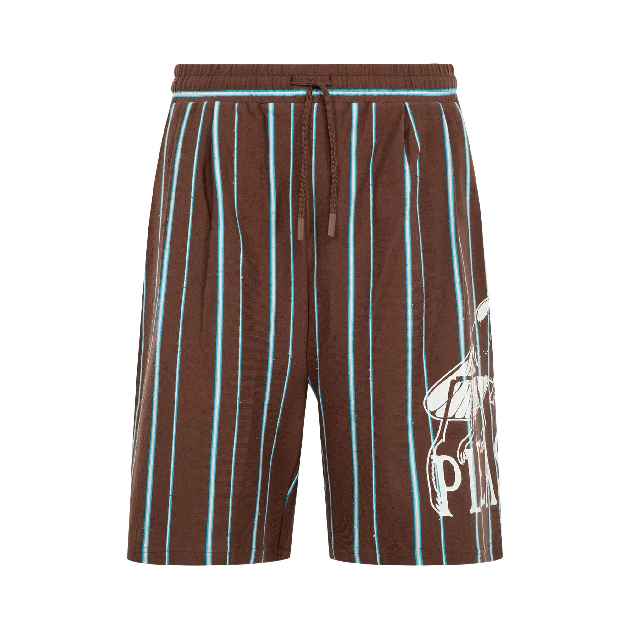 Pre-owned Pleasures Teleport Wide Shorts 'brown' | Men's Size L