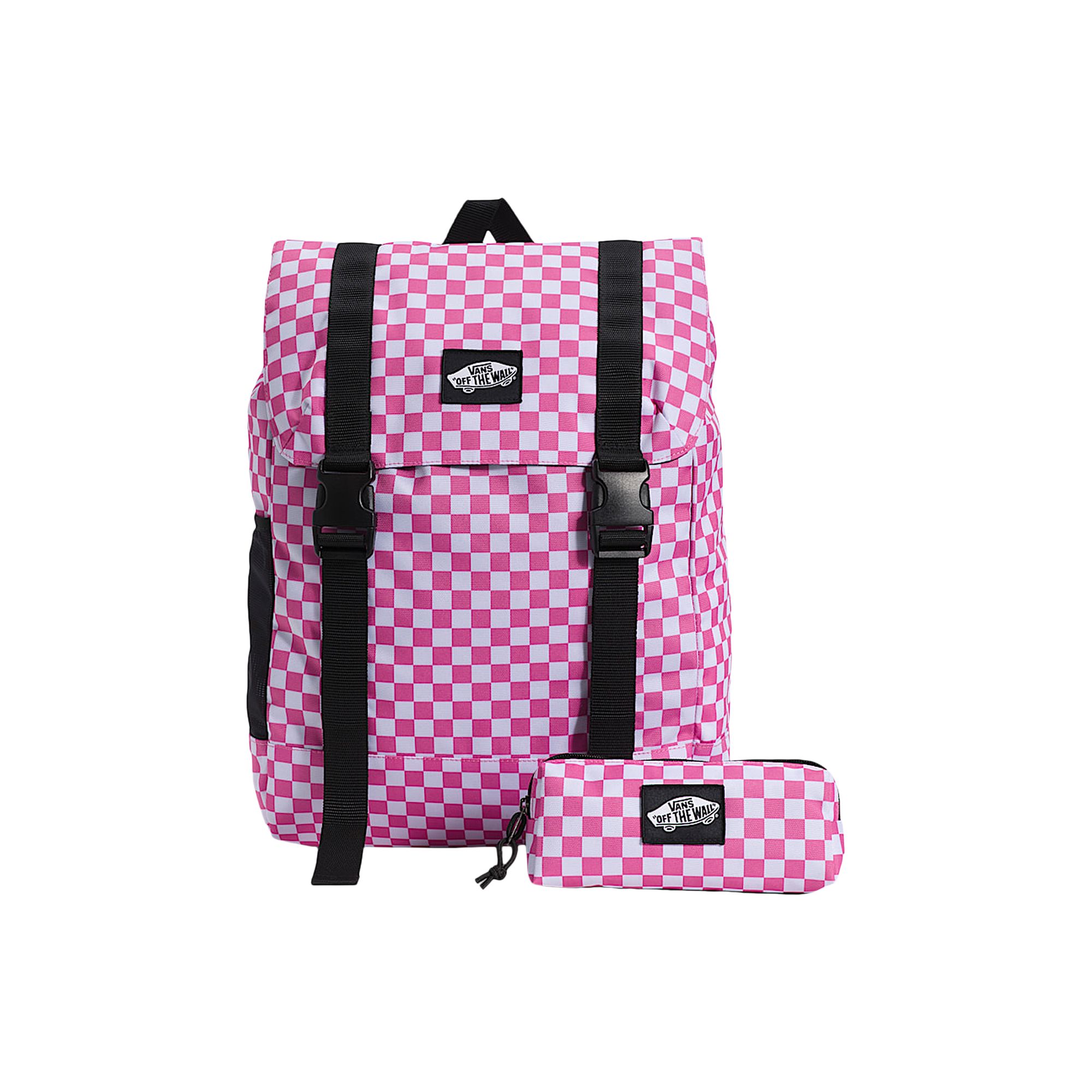Pre-owned Vans Utility Checkerboard Backpack 'fizz Pink' | Men's Size Onesize