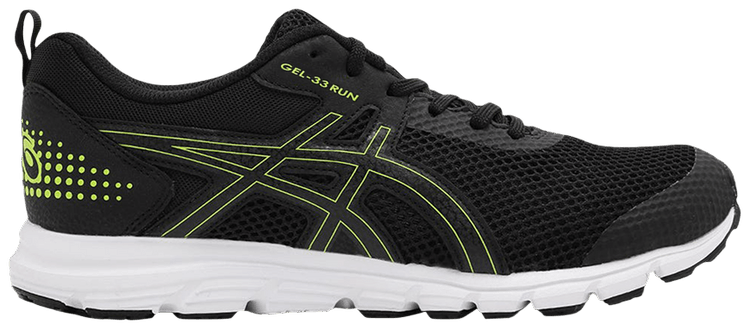 ASICS Gel Run 33 Black Hazard Green