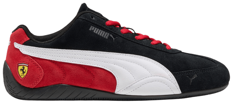 Scuderia Ferrari x Puma Speedcat Black White Rosso Corsa