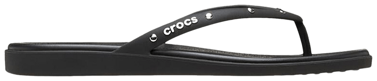 Crocs Wmns Miami Studded Flip Black