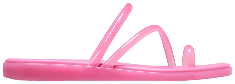 Crocs Wmns Miami Jelly Toe Loop Sandal Pink Lemonade Jelly