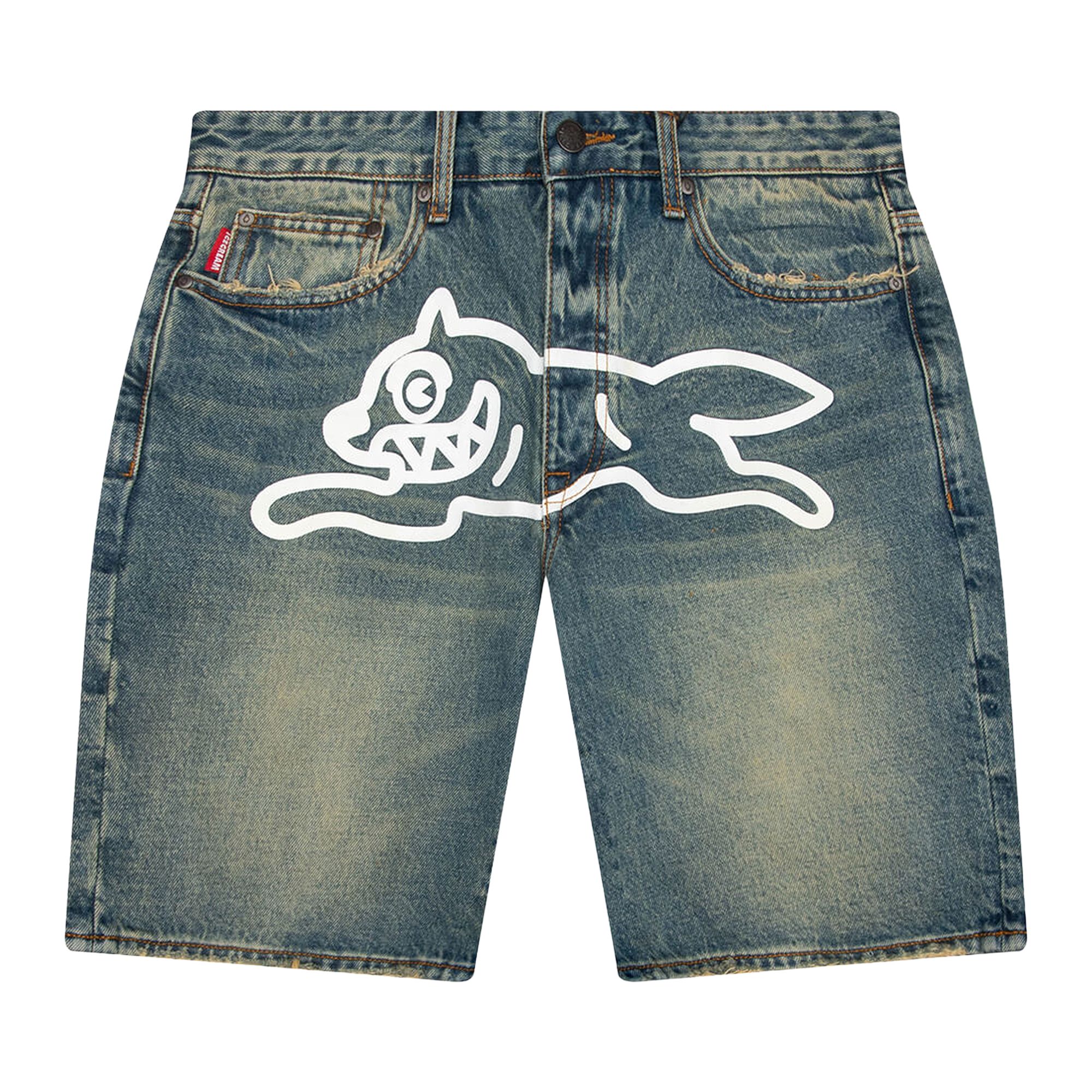 Pre-owned Icecream Blueberry Yogurt Jean Shorts 'blue Shade' | Men's Size 30