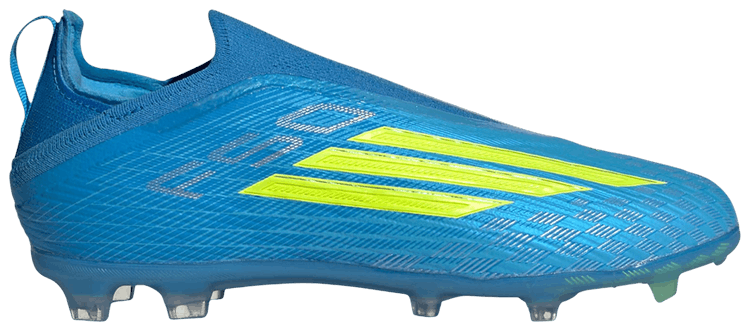 adidas F50 Elite Laceless FG J Blue Solar Yellow Lucid Aquamarine