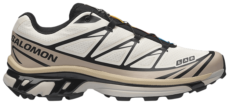 Salomon XT 6 Vanilla Ice Black Silver Cloud