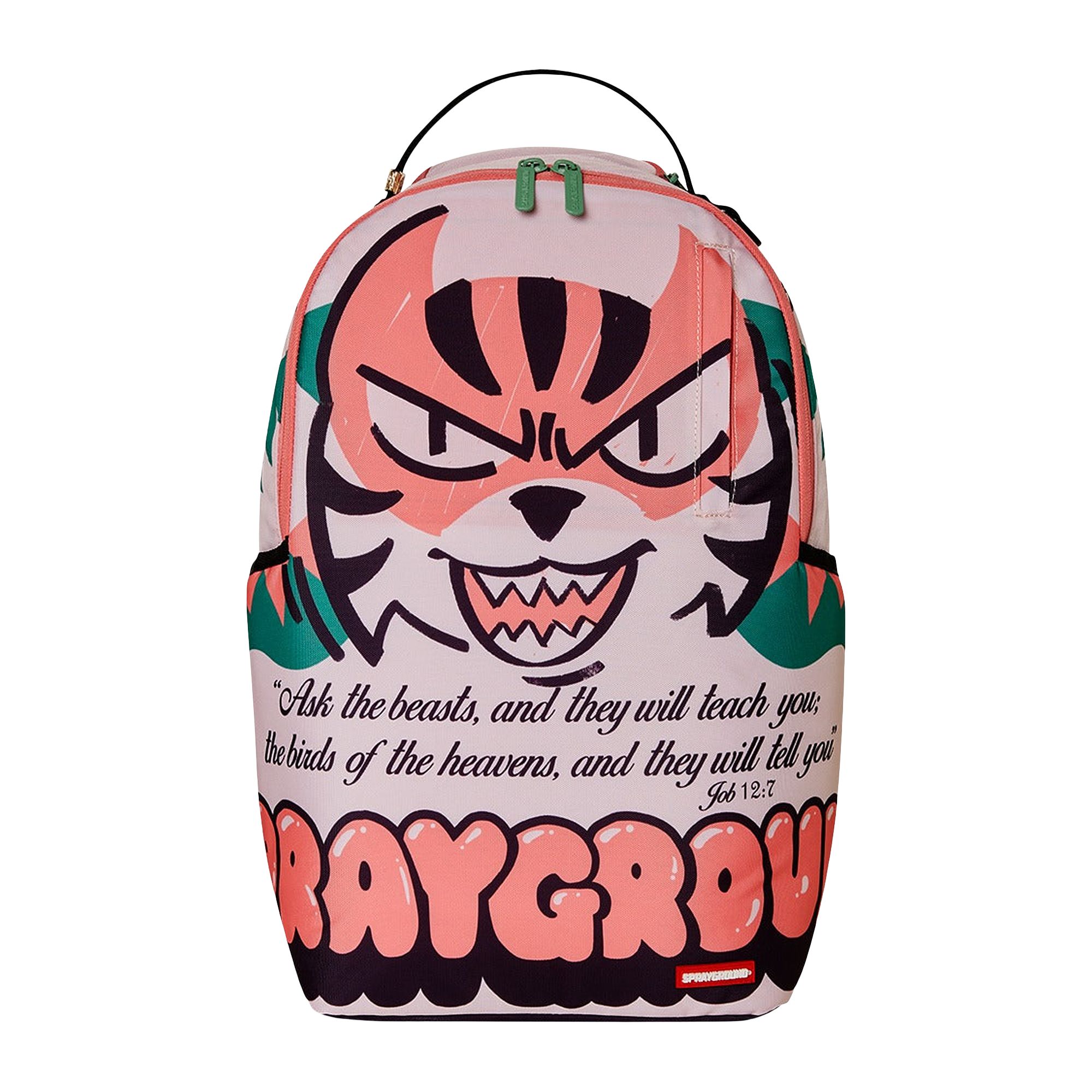 Pre-owned Sprayground Untamed Tiger Face Dlxr Backpack 'pink' | Men's Size Onesize