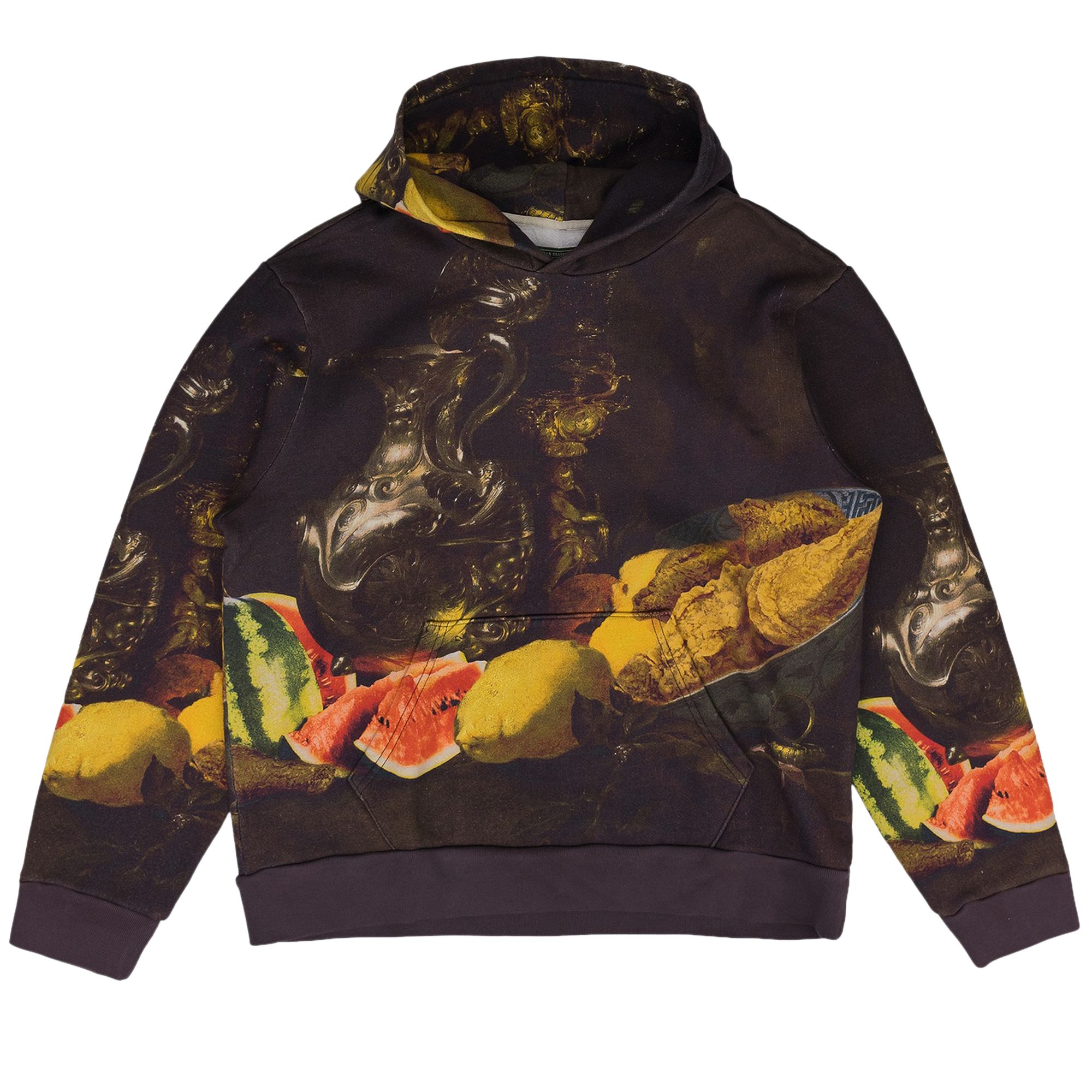 Pre-owned Denim Tears Kiss My Grits All Over Fruit Print Sweatshirt 'multicolor' | Multi-color | Men's Size Xx