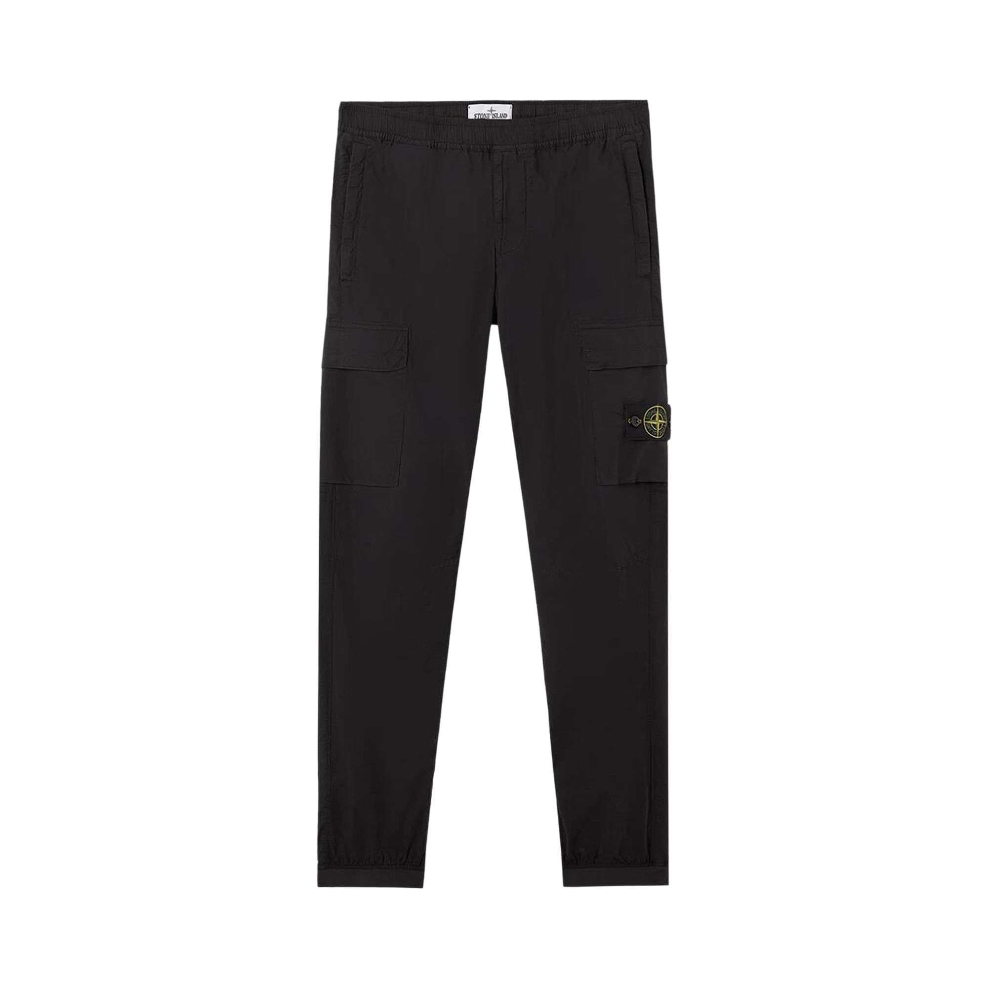 Pre-owned Stone Island Stretch Cotton Tela Paracadute Pants 'black' | Men's Size 32