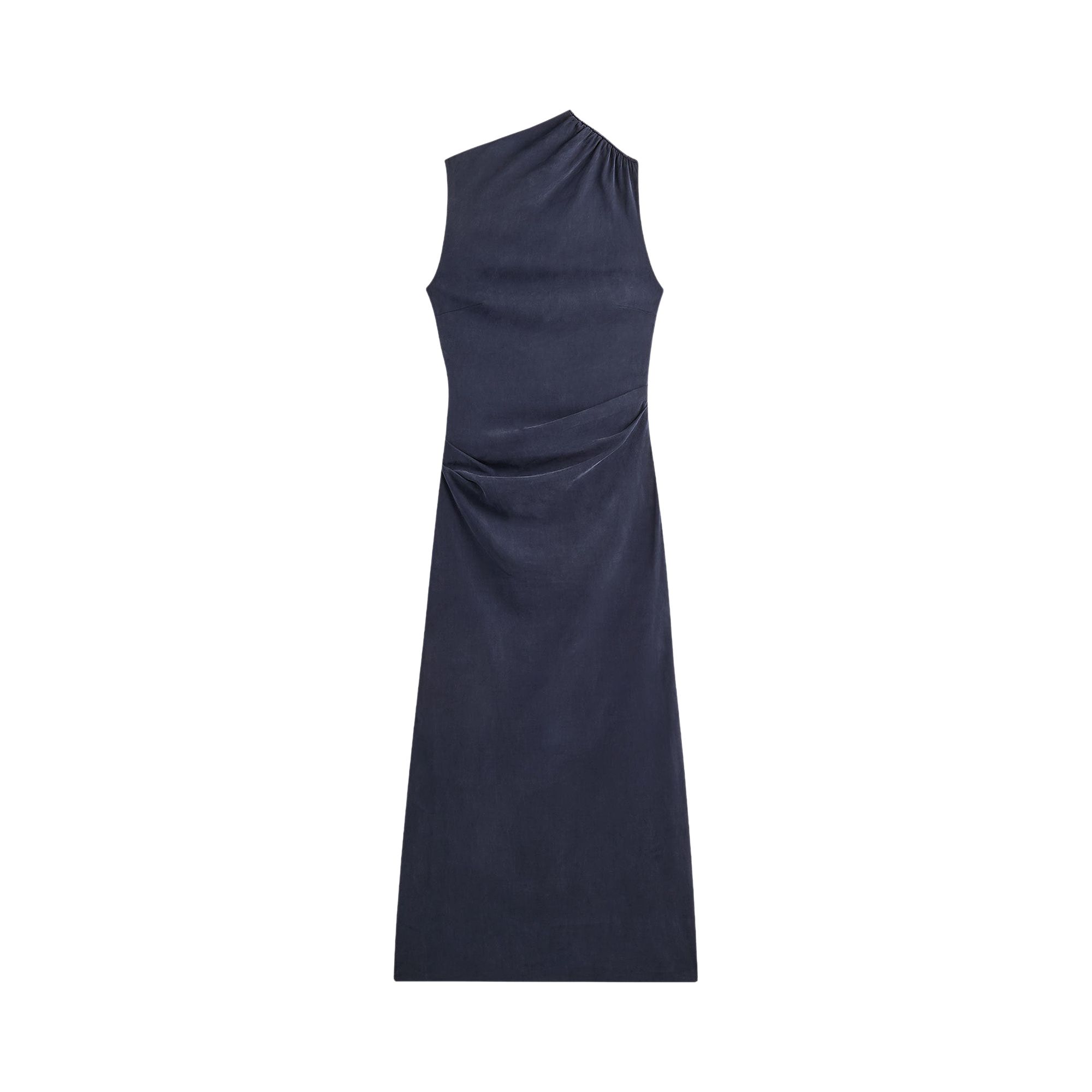 Pre-owned Kith Women Delphi Draped Sueded Gown 'black' | Women's Size Xxl
