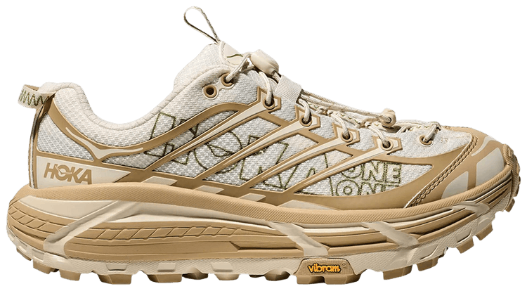 HOKA Mafate Three2 Khaki Oatmilk