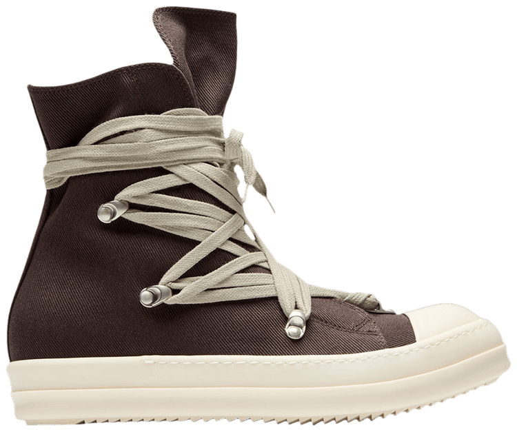 Rick Owens Megalace Sneaks Dark Dust Milk