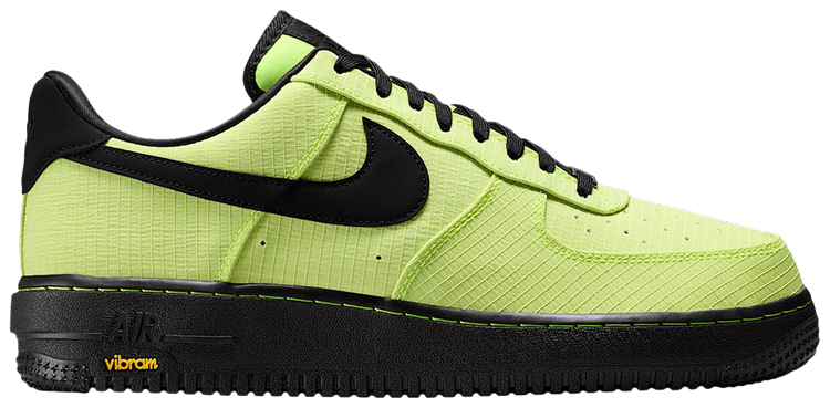 Nike Air Force 1 07 LX Vibram Volt Black Speed Yellow