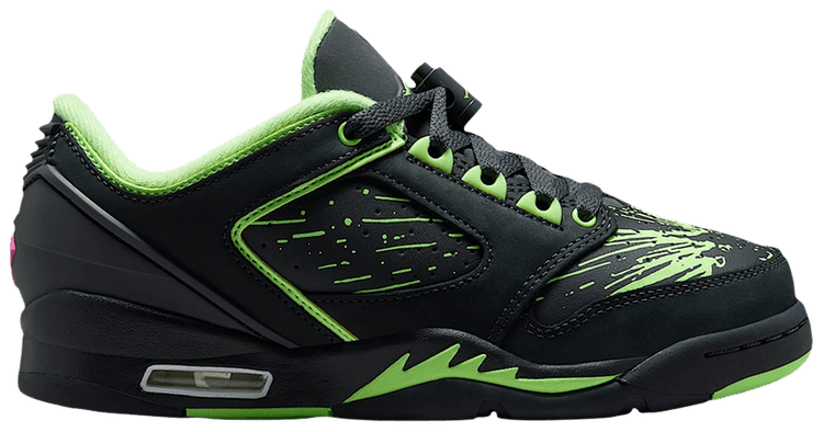Air Jordan Sixty Plus Low GS Anthracite Lime Blast