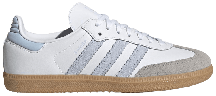 adidas Samba Big Kid White Blue