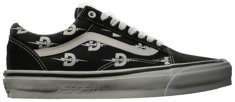 Defcon x Vans Old Skool 36 Black White