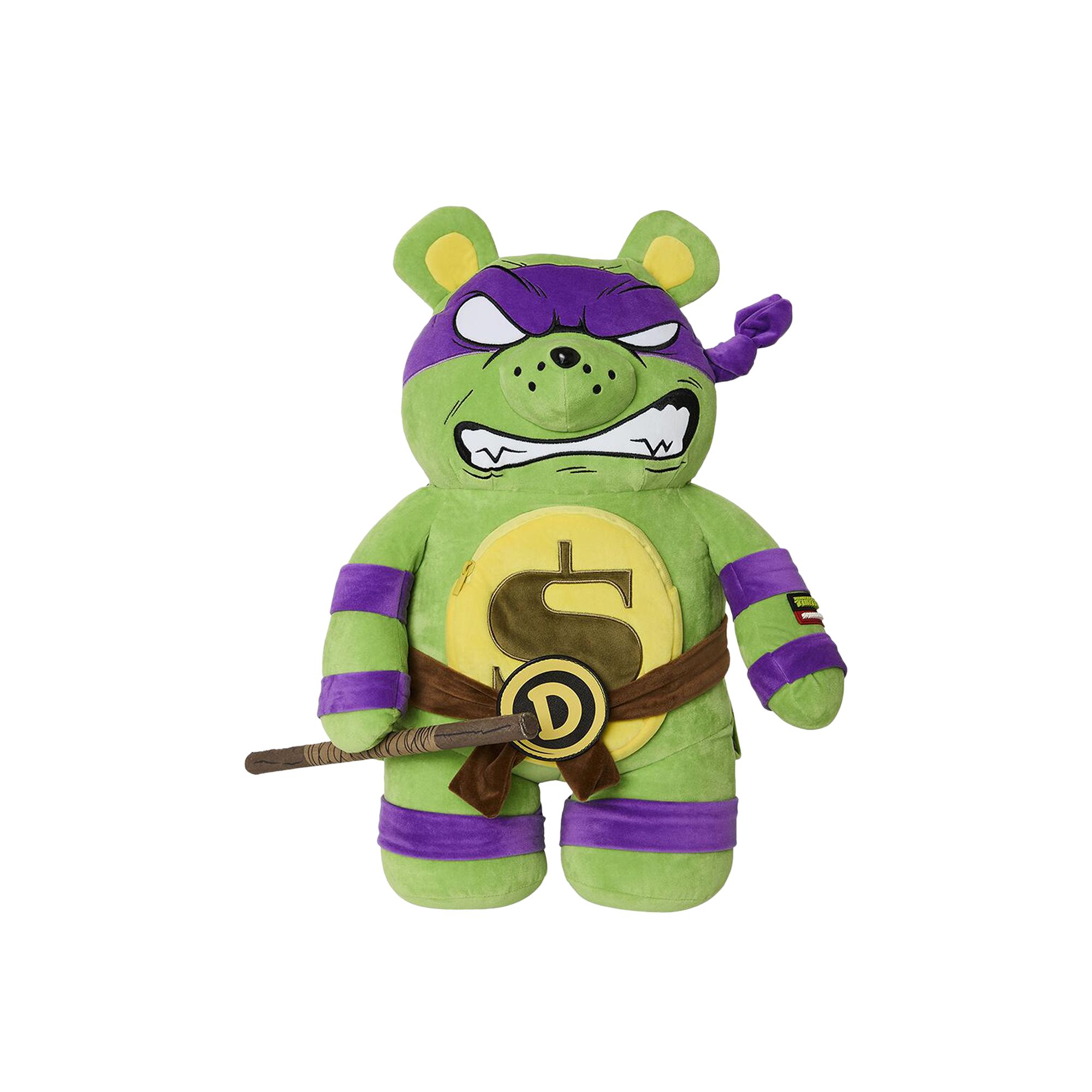 Pre-owned Sprayground Tmnt Donatello Moneybear Backpack 'multicolor' | Multi-color | Men's Size Onesize