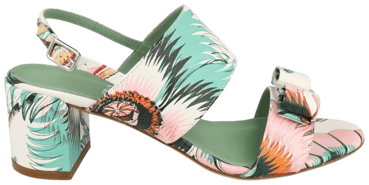 Ferragamo Wmns Giulia Leather Sandal White