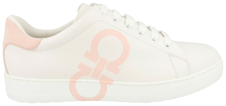 Paris Texas Wmns Number Leather Low White