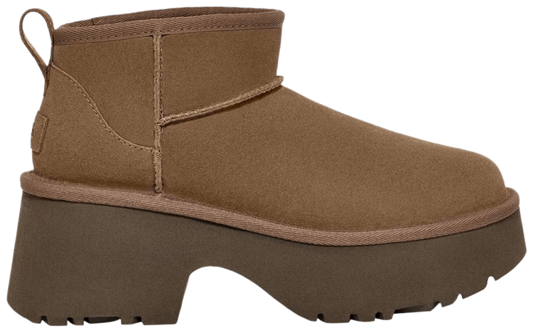 UGG Wmns Classic Ultra Mini New Heights Boot Hickory