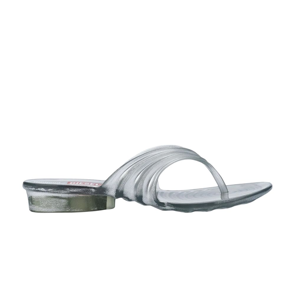 Pre-owned Diesel Melissa X  Wmns Quantum Flip Flop 'grey' | Women's Size 6