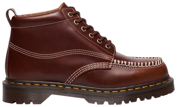 Dr Martens Lowell Chukka Moc Toe Ankle Boot Brown Orleans