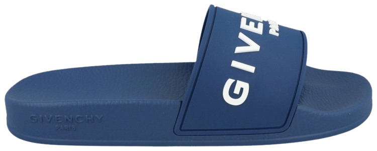Givenchy Wmns Logo Signature Slide Blue