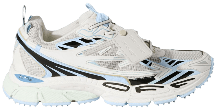 Off White Be Right Back Sneaker Light Grey Cyan