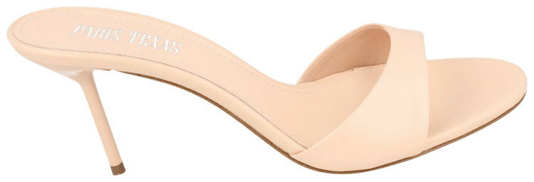 Paris Texas Wmns Lidia Leather Mule Powder